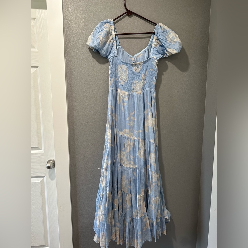 FREE PEOPLE Sundrenched Short Sleeve
Maxi Dress - Picture 5 of 11